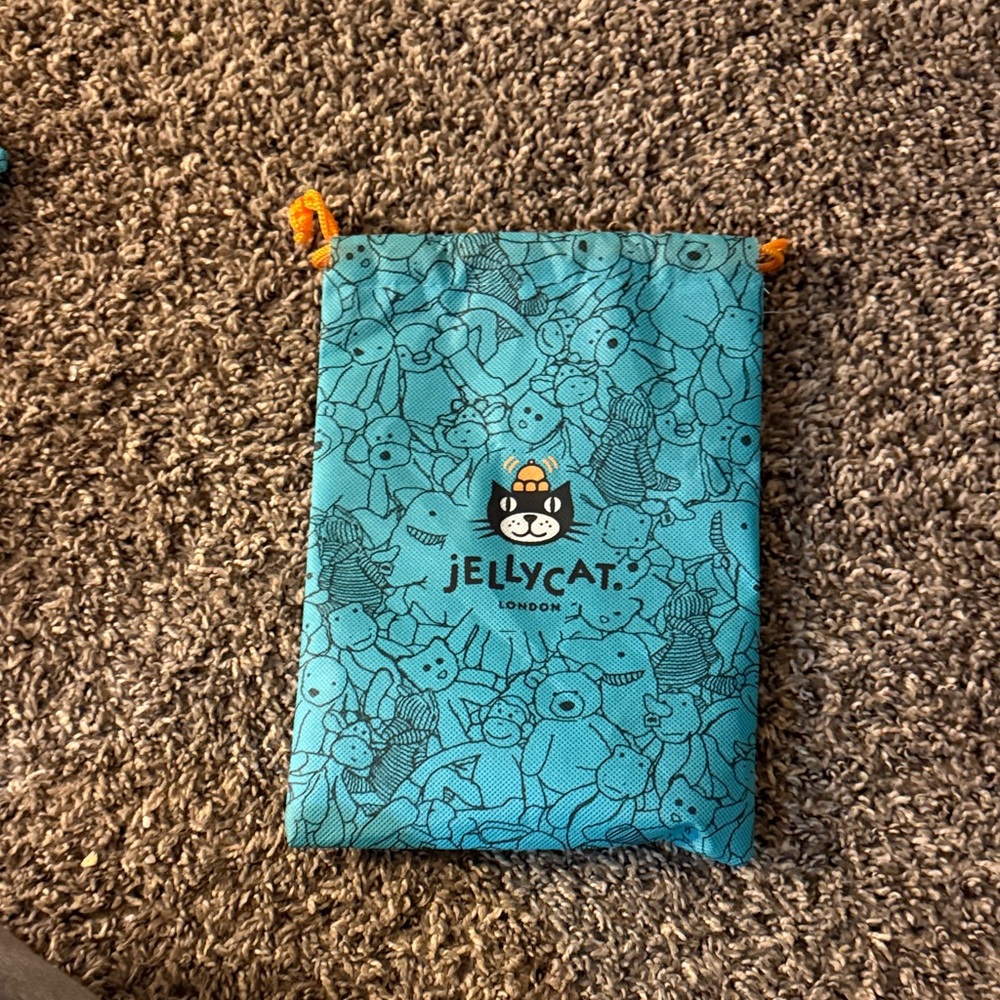 Jellycat Teal Animal Print Pouch
